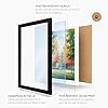 Autumn Avenue Landscape & Nature Framed Wall Art Print A2 (59.4×42cm) White, Wall Decor for Living Room, Bedroom, Office & Home, Ready to Hang, Art Gift #5