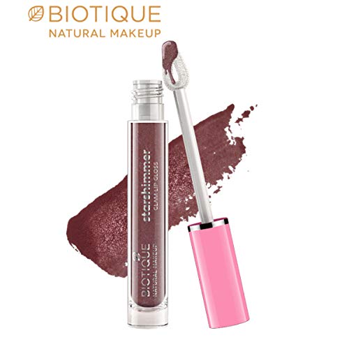 Image of Biotique Natural Makeup Starshimmer Glam Lipgloss, Love Buzz, 3ml