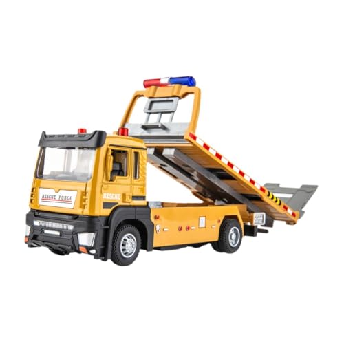 lopituwe Equipos de construcción emocionantes, grúa, Juguetes con Luces realistas, Sonidos, accionados por fricción para niños, Juego de Aprendizaje, Equipo construcción, vehículo para niños, niñas