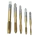 AHYYLKLPER 5Pcs High-Speed Steel Spiral Point Tap Set Metric Screw Thread Taps Machine Screws Tapping Bits M3 M4 M5 M6 M8 Threading Tools Hand Tool Accessories
