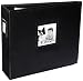 K&Company 30-705968 15.5" x 13" Black D-Ring Binder Album