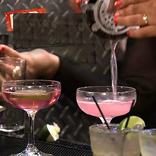 Cocktail coupe glasses set of 2 – 7 Ounce champagne flutes – Clear champagne saucer – Ideal for champagne tower - Martini toasting stemware - Party cups for appetizers desserts - Great romantic gift