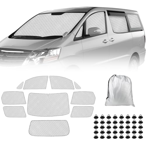 Pare-soleil pour Toyota Alphard 2002-2008 isolant et imperméable pliable