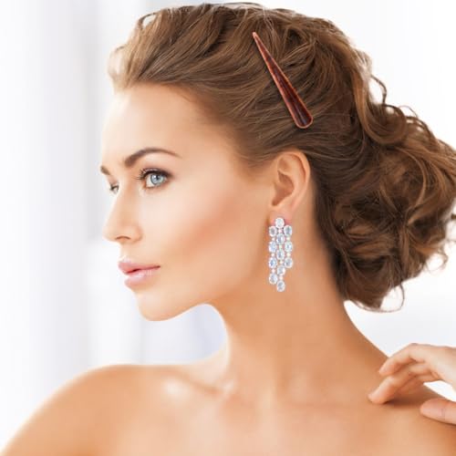 Pinzas de cabello tipo cocodrilo, 2 piezas miniatura 3