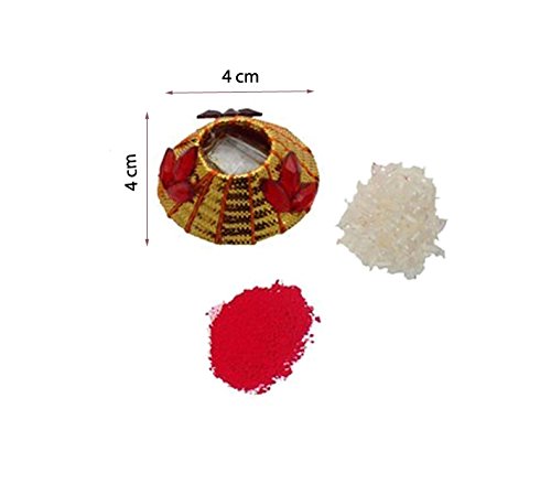 Image of eCraftIndia Blessing Lord Ganesha Rakhi for Brother Bhaiya | Raksha Bandhan Rakhi for Bhai