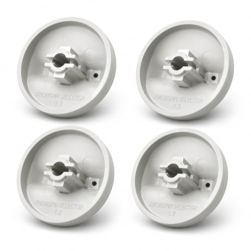 Image of Washing Machine Knob Set Compatible with Samsung Semi-Automatic Washing Machine (Set of 4) | Dryer & Drain Timer Switch Button Knob | Replacement Parts & Accessorie