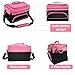MuyBienBien Hairdresser Barber Bag Large Capacity With Adjustable Strap Professional Cosmetology Case Hairstylist Traveling Bags For hair stuff and supplies for Salon Pink Hair Tools Bag