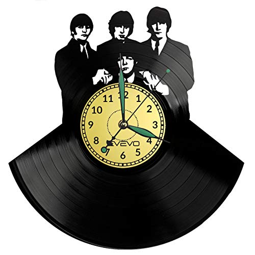 EVEVO Beatles Horloges Murales Disque Vinyle Disques Vinyliques Horloges Murales Vinyle Record Mur l’horloge Créatif… - Les Beatles, Paul McCartney, John Lennon, RIngo Starr, George Harrison EVEVO Beatles Horloges Murales Disque Vinyle Disques Vinyliques Horloges Murales Vinyle Record Mur l'horloge Créatif… – Image 6