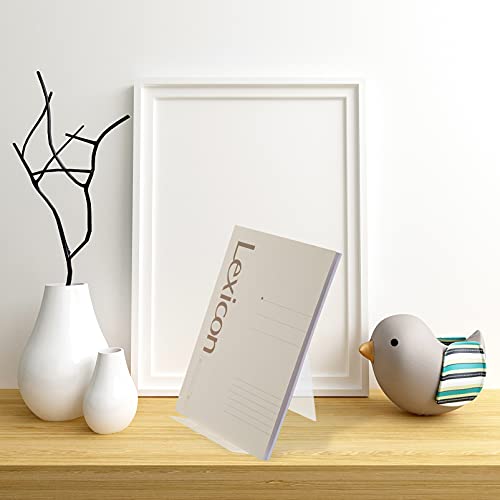 Cabilock 4 Pcs Cremalheira De Exposição De Documentos De Livros Cavalete De Acrílico Livro Caderno P