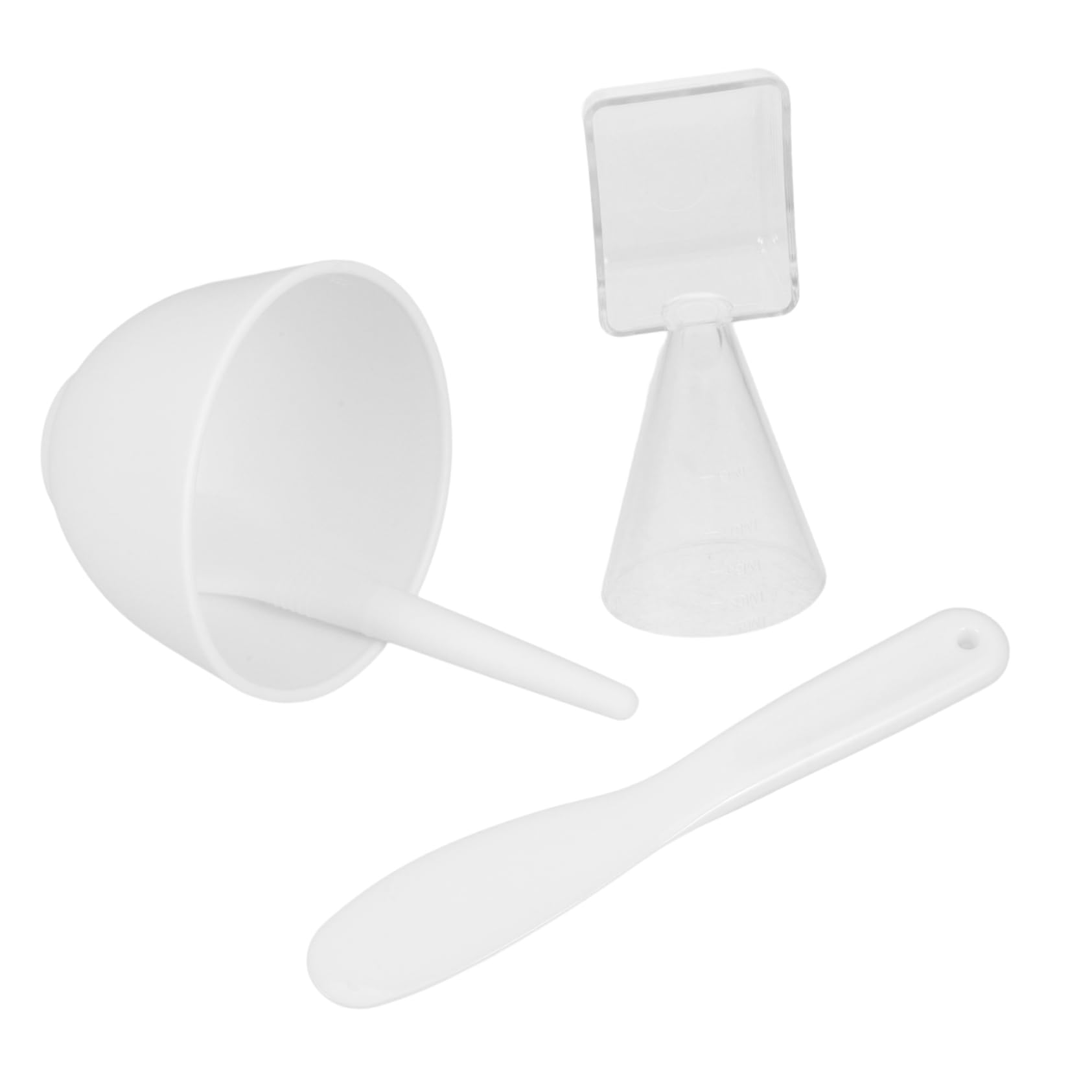 IWOWHERO Silicone Facial Mask Mixing Bowl 1 Set Diy Mask Bowl Applicator Spoon Beauty Salon Supplies