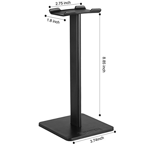 Nwubay Headphone Stand Aluminum Holder For Microsoft Xbox One Chat, Turtle Beach Recon 50X/50P/Beach Xo One Stereo, Kingtop Each G2000, Sony Playstation Stereo Headset & More Black #TOP3