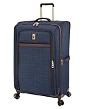 London Fog Brentwood IV 29' Expandable Spinner Softside Suitcase, Midnight Blue