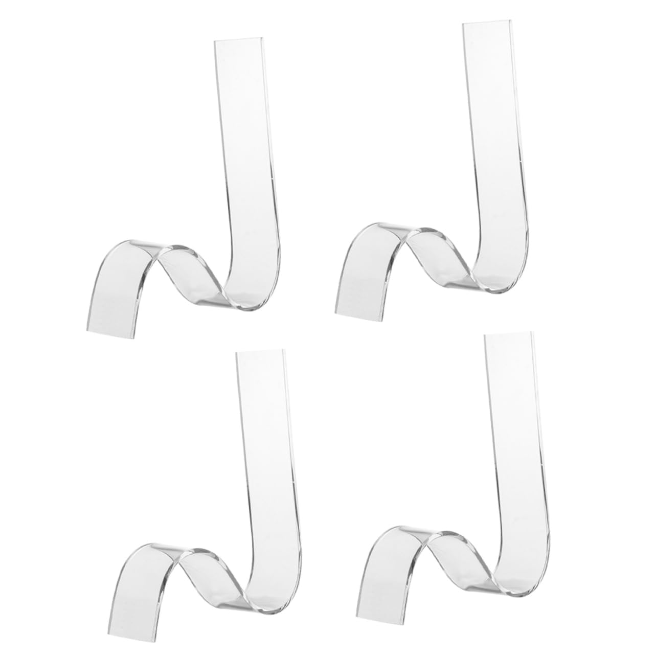 Cabilock 4 Pcs High Heels Shoe Rack Sandal Display Stand Sandal Storage Stands Clear Shoe Rack Shoe Display Stand Clear Sandals Shoe Holder Display Shoe Shelves Acrylic Display Stand