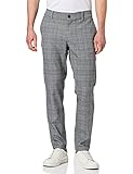 herren hose grau kariert Stoffhose für Herren ONLY & SONS Herren ONSMARK Pant Check DT 9660 NOOS Hose, Marina, 33W / 32L