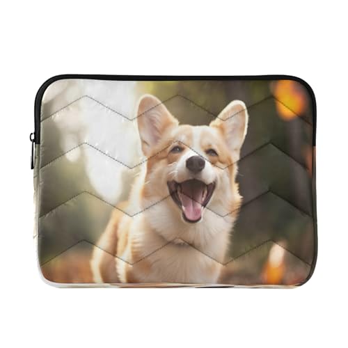 Funda para portátil 13-14 pulgadas impermeable con diseño de perro