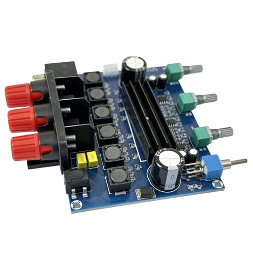 Amplificateur de son 3 canaux 12V 24V à faible distorsion pour caisson de basse auto
