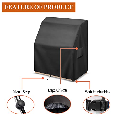 Matschküche Kinder Outdoor Spielküche Kinderküche Abdeckung wasserdichte 90×50×100 cm, Schwerlast 420D Spielküche… – Bild 4