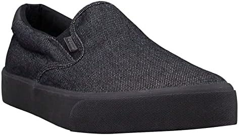 Lugz Women's Clipper Classic Slip-On Fashion Sneaker, Black/White/Black, 6.5 M US | Image 1