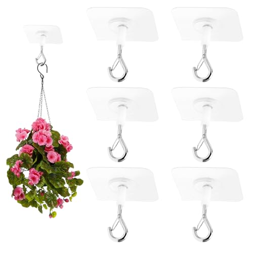 TNSLAND 6PCS Ganchos Techo