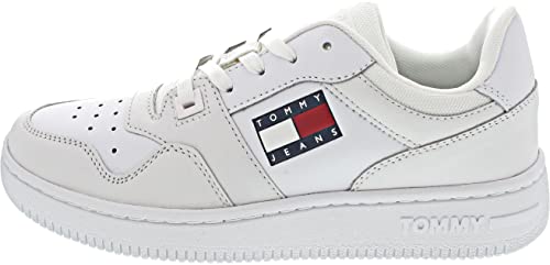 Tommy Hilfiger Tommy Jeans Retro Basket Wmn ESS SneakerDamen, White, 40 EU