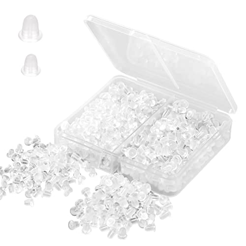 Earring Backs, Rubber Earring Backs For Studs Hypoallergenic, Silicone Earrings Safety Back Stopper Rplacement For Heavy Earring (M & L) #TOP6