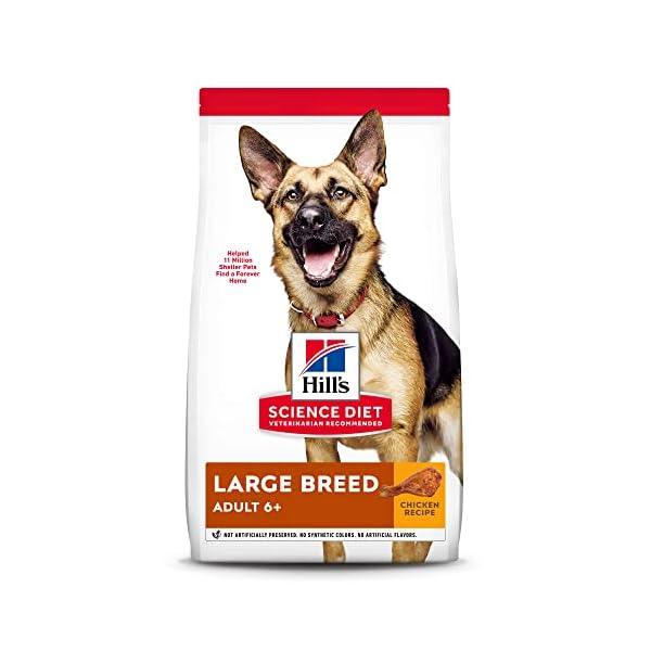 Hill’s Science Diet Adult 6+ Large Breed Chicken Meal, Barley & Brown Rice Recipe Dry Dog Food, 33 lb Bag Hill’s Science Diet Adult 6+ Large Breed Chicken Meal, Barley & Brown Rice Recipe Dry Dog Food, 33 lb Bag