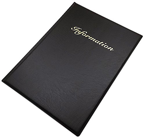 Cahier D'Information DIN A4 12 Compartiments Cuir Synthétique MJ Allemagne - Format Portrait