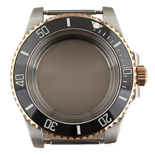 AHYYLKLPER 40mm 8215 �r���v�P�[�X �T�t�@�C�A NH35 NH36 NH34/38�p ���[�u�����g 28.5mm ���v�P�[�X(�K���X��J�o�[4�AMiyota 8215)