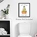 HPNIUB Let That Shit Go Art Print Set Of 1 (12”X16” Zen Printing Yoga Room Decoration Canvas Buddhist Prints Wall Pictures For Room Home Decor,No Frame