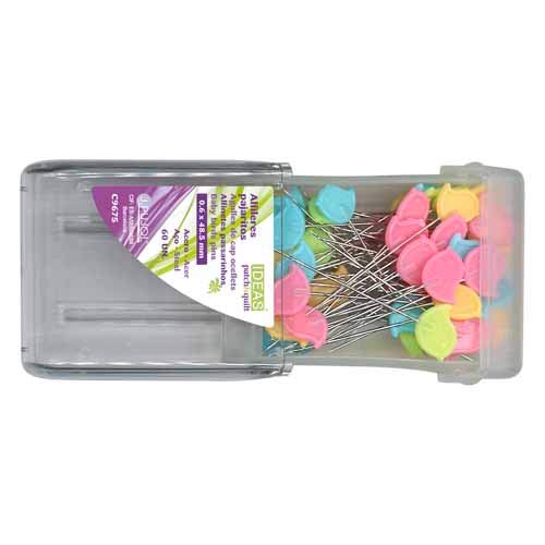 Ideas Patch Alfileres Pajaritos Colores 60 Unidades