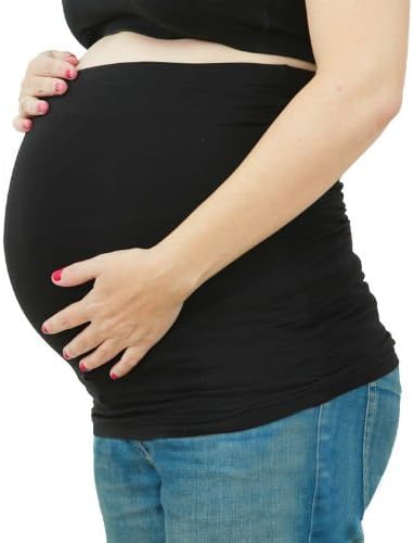 Anti-Radiation Safe and Healthy Pregnancy Belt Cover Belly Band - M - Black