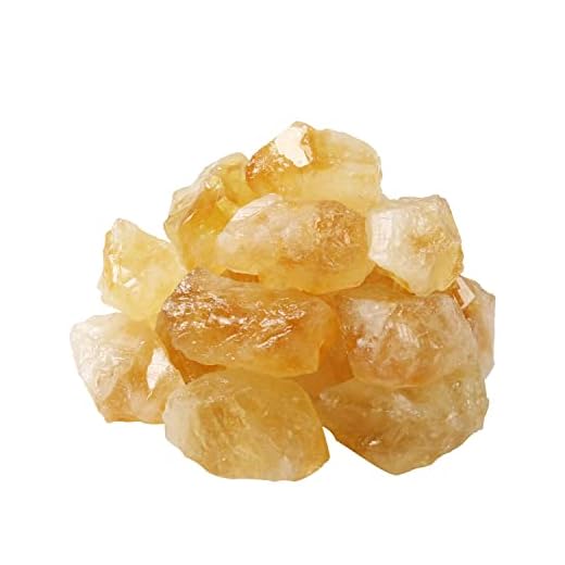 Nvzi Echte citriensteen, mineralen stenen, waterstenen, edelsteenwater, bergkristal ruwe stenen, edelstenen helende stenen, kristallen ongesneden edelstenen, minerale stenen voor drinkwater (455G)
