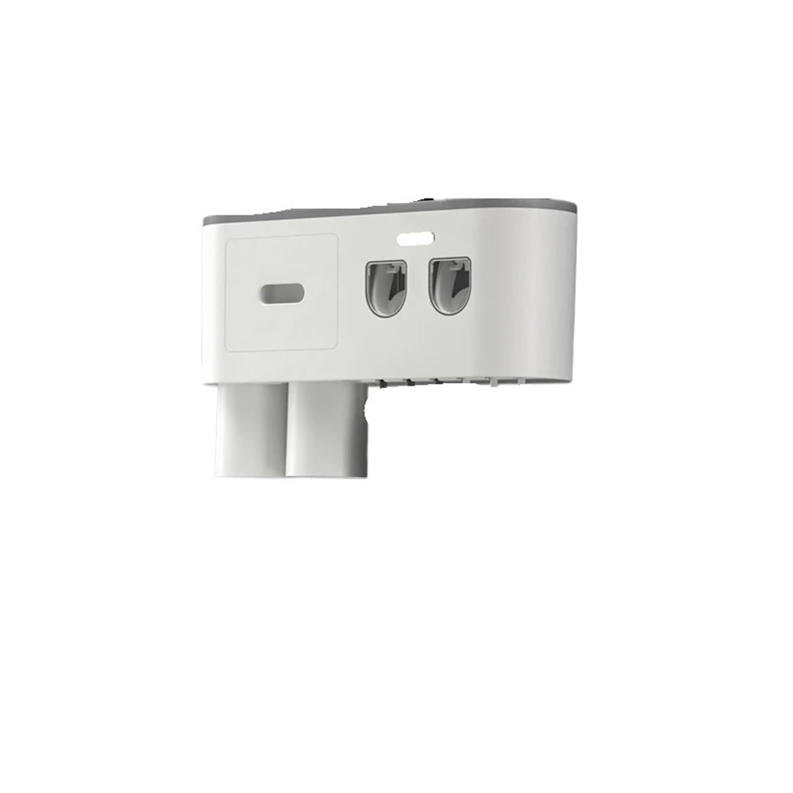 Magnetic Adsorption Toothbrush， Holder Wall-mounted Double Automatic Toothpaste Dispenser Rack(02)