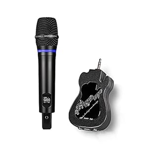 Karaoke Microfoon, Oplaadbaar UHF Draadloze Bluetooth- microfoon Live Uitzending Microfoons Professionele Dynamische…
