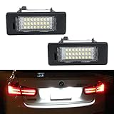Gempro LED License Plate Lights Assembly Rear Tag Lamps Kit for BMW 1 3 5 Series X1 X3 X5 X6 M3, 600