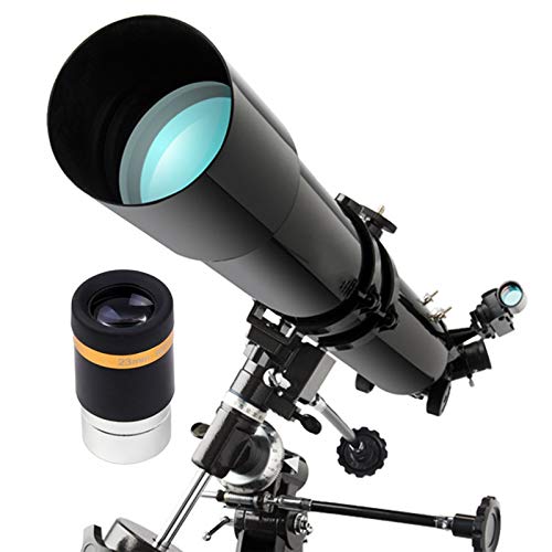 Telescopio Refractor 80 mm con trípode ajustable para principiantes miniatura 1
