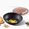 Non-Stick 32cm Traditional Wok with Wooden Handle - Versatile Scrambled Eggs & Stir-Fry Pan, Super Cost-Effective Cookware for Home Chefs #2