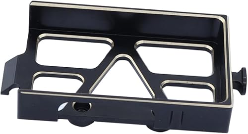 Miniatura 4 de FACCNOY Placa de montaje de bandeja de batería de latón con correa para TRX4M 118 RC Crawler Car Upgrade Parts