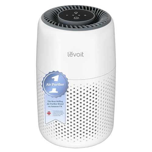 LEVOIT Air Purifiers for Bedroom Home with Night Light 3-in-1 Filter Filters Smoke Allergies Pet Dander Odor Dust 25dB Ultra-quiet Office Desktop Portable Core Mini White