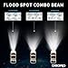 OEDRO LED Light Bar 52 Inch 758W 66430LM Tri-Row Combo Beam+2pcs 4