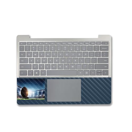 Image of MightySkins Carbon Fiber Skin Compatible with Microsoft Surface Laptop Go 3 (2023) Full Wrap Kit - Big Game | Protective, Durable Textured Carbon Fiber Finish | Made in The USA