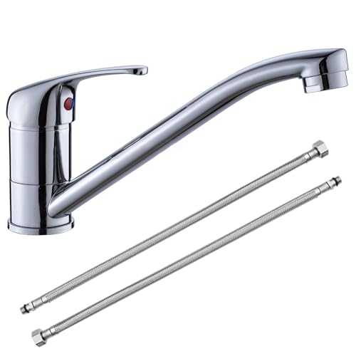 FENGQ Wasserhahn Küche, 360° Küche Spültischarmatur, Einhebel...