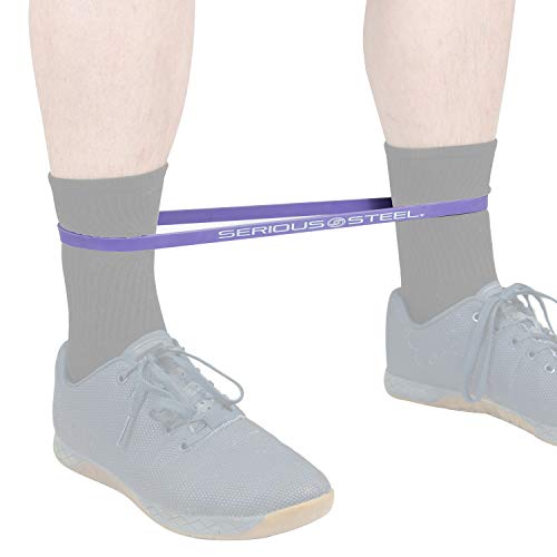 Bande de résistance Serious Steel Fitness 12", mauve