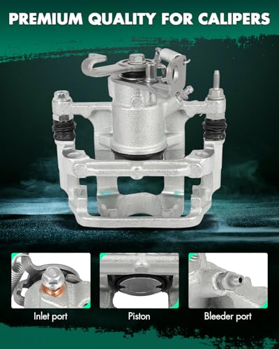 Image of SCITOO Rear Left Brake Caliper With Bracket 18B5311 Compatible For Chevrolet For Cruze 2011-2015,For Chevrolet For Cruze Limited 2016