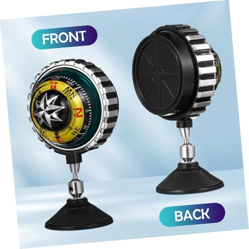 Brújula de tablero POPETPOP con ventosa para auto y bote miniatura 3