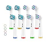 YEOSLL Replacement Brush Heads Compatible with Oral B,Electric Toothbrush Heads Precision Clean...