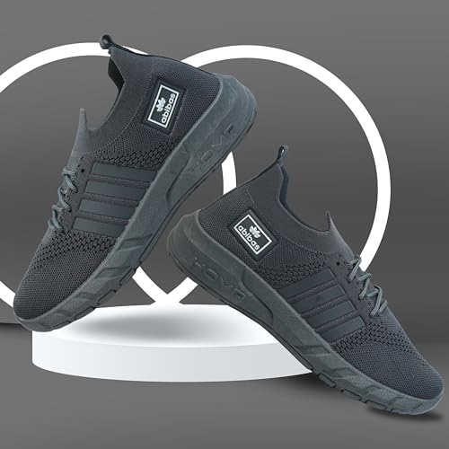 Image of Gourwani's Stylish Comfortable Casual Sneakers Lightweight Shoes for Running, Walking, Gym,Trekking, Hiking & Party Pull-On Running Shoes for Men