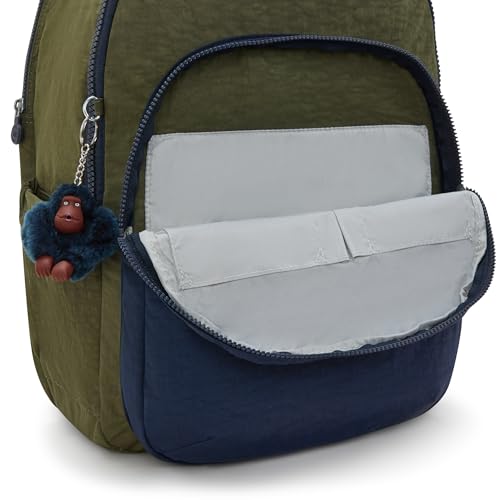 Image of Kipling Women's Seoul Extra Large 17 inch Laptop Backpack, Durable, Roomy with Padded Shoulder Straps, Built-In Protective Sleeve
