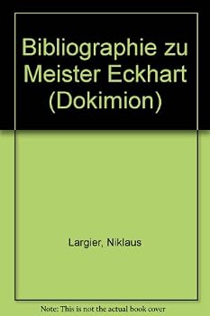 Perfect Paperback Bibliographie zu Meister Eckhart (Dokimion) (German Edition) [German] Book