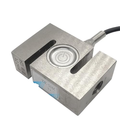 1pc YZC-516C Load Cell S Type 100kg 200kg 300kg 500kg 1T 1.5T 2T Pressure Tension Sensor Made of Aluminum Alloy(1T)